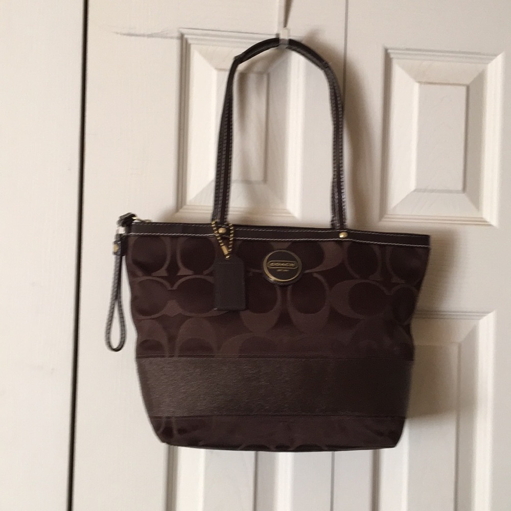Coach brown purse